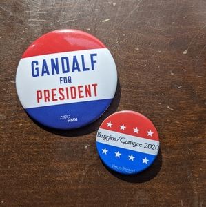 Tolkien Lord of the Rings Nerd pins